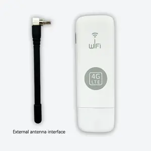 Pluggable external antenna modem unlocking E3372H-510 4G LTE Cat4 150Mbps USB SIM Dongle USB modem router 4g