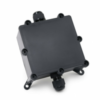 Boîtier étanche IP68 avec logo laser personnalisé et trou percé pour montage de circuits imprimés et protection des pilotes dans les projets d'éclairage LED extérieur