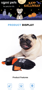 Halloween 15 "Kawaii BAT W/" Hey Boo "Typography bụng + tùy chỉnh đồ chơi sang trọng - Product Image 2