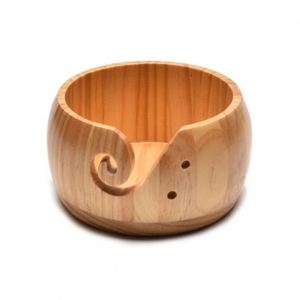 Support en bois pour bols à laine, bols à laine faits à la main pour le tricot DIY, vente en gros - Product Image 4