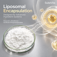 Poudre de Glutathion Liposomal en Vrac à Haute Biodisponibilité, Matière Première de GSH Réduit pour Complément Alimentaire, Vente en Gros
