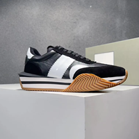 Chaussures de sport décontractées de haute qualité, respirantes, confortables, durables, avec doublure en cuir véritable et tissu tendance