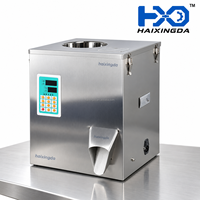 Machine de remplissage de poudre compacte de table 200g avec vis doseuse, affichage numérique en acier inoxydable, pour le conditionnement de petites quantités d'assaisonnements et de café