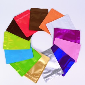 Saco Stand Up Colorido Fosco Espesso com Fecho Autoadesivo para Embalagem, Saco Mylar com Folha de Alumínio - Product Image 2