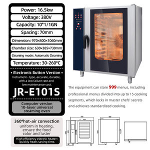 Horno Combinado a Vapor Universal de Gran Capacidad para <span class=keywords><strong>Pizza</strong></span> y Pollo Asado en Restaurantes - Product Image 3