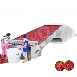 Shouchuang <span class=keywords><strong>Pompe</strong></span> à <span class=keywords><strong>chaleur</strong></span> Séchoir à fruits et légumes Ceinture en maille Manioc Herbes Porang Konjak Séchage Machine de traitement - Product Image 5