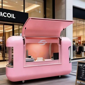 Outdoor Mobile Dining Car Equipped With Full <b>Kitchen</b> And Dine-<b>in</b> Seating Area Custom Street Food Vehicle For Sale - Product Image 2