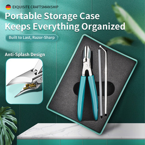 <span class=keywords><strong>Coupe</strong></span>-ongles Hongstars avec lime de précision, manche en plastique durable, lame incurvée en acier au carbone, ouverture large <span class=keywords><strong>pour</strong></span> ongles épais et incarnés - Product Image 3