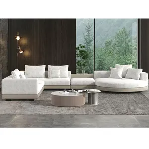 Hot Selling moderne Wohnzimmer Stoff Schnitts ofas Set italienische Sofa garnituren