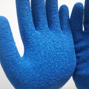 Gants de sécurité de calibre 10, <span class=keywords><strong>4</strong></span> brins de doublure en fil de Polyester, doublure en <span class=keywords><strong>Latex</strong></span> froissé et enduit de paume - Product Image 2
