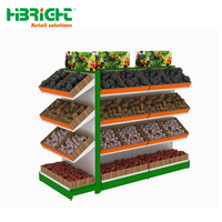 Nouveau design support d'épicerie robuste support de supermarché présentoirs de fruits et légumes