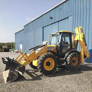 รถตักล้อยาง JCB 4CX ขนาดกะทัดรัด พร้อมหัวขุด 4 ตัน สำหรับงานฟาร์ม พร้อมเครื่องยนต์ เกียร์ ปั๊ม และชิ้นส่วนหลัก - Product Image 1