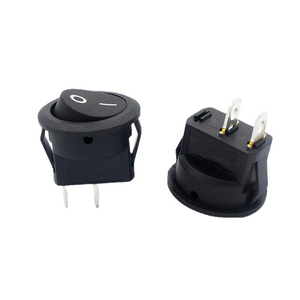 สวิตช์โยกไฟฟ้าแบบกลม 2 ตำแหน่ง เปิด-ปิด รุ่น DIA16mm สีดำ - Product Image 4