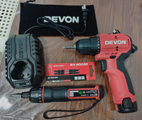 Perceuse sans fil Dayou DD121, sans balais, 2,0 Ah, lithium-ion, rechargeable, tournevis électrique portatif, mandrin à dégagement rapide, garantie 1 an
