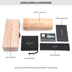 Frais de logo personnalisé : Impression laser, estampage à chaud, gaufrage 3D, métal, impression UV couleur, impression sur écran, boîte personnalisée, taille du matériau, lentilles de lunettes de soleil - Product Image 3