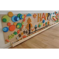 Enfants éducatifs EVA blocs mur interactif mur sensoriel Puzzle brique aire de jeux intérieure monté mur sensoriel enfant d'âge préscolaire