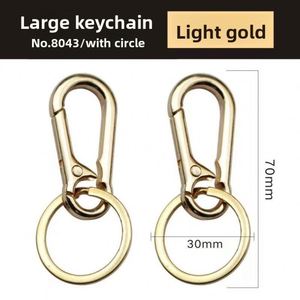 Fast Shipping Metal Keychain Keyring <b>Clip</b> Holder Organizer for Home Car Keys Men Women Outdoor Travel Gear Small MOQ DDP RTS - Product Image 2