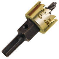 HSS sega a foro con scarico laterale. 36 036 t025 stella bianca per tubo in gesso di perforazione in fibra di metallo per uso foro - Product Image 2