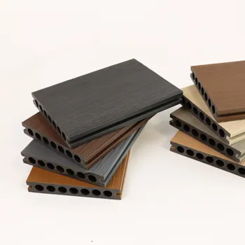Bán buôn mịn bề mặt gỗ ngoài trời nhựa composite sàn boong bảng kết cấu gỗ sàn