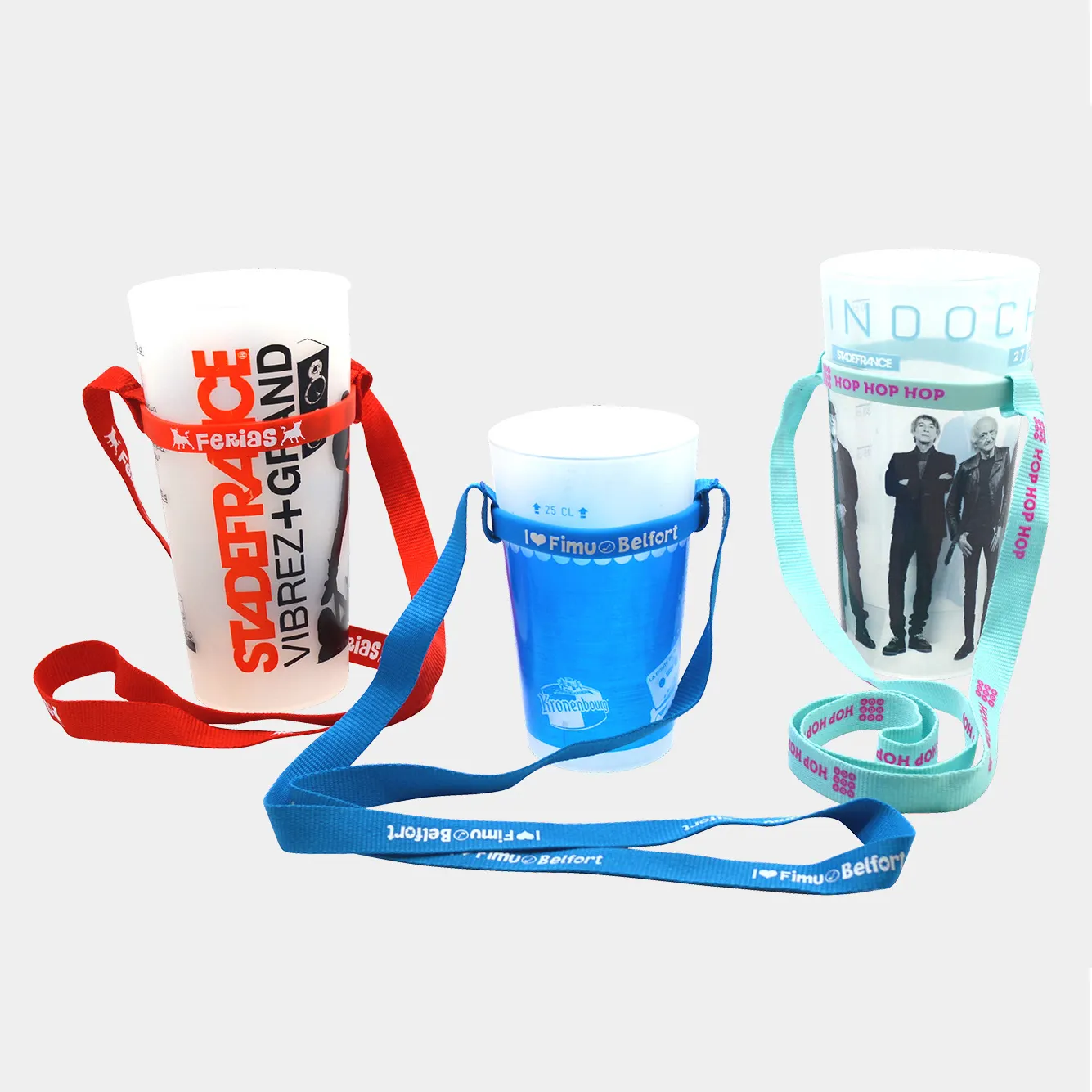 Promotionele Custom Water Fles Houder Nek Lanyard Riem