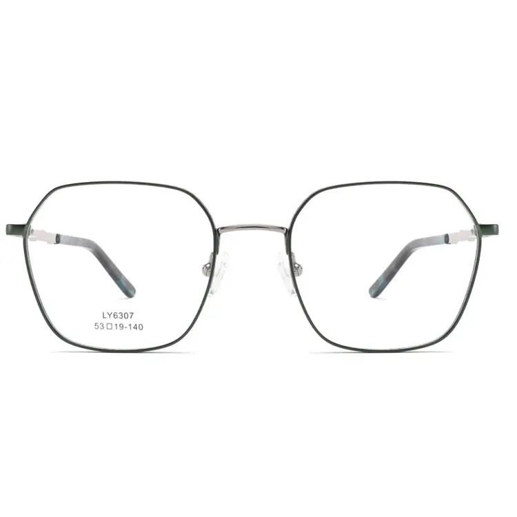 2024 TOP Neue Metall-Herren-Damen-Acetat-Brille hochwertig Großhandel optische Brillenrahmen individuelles Logo