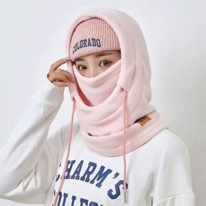 Chapeau de cyclisme unisexe d'été avec masque et écharpe intégrés, capuche coupe-vent en polyester pour le cyclisme - Product Image 1