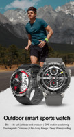 Reloj Inteligente HK08 con GPS, Pantalla AMOLED de 1.43'', Resistente al Agua IP67 3ATM, Seguimiento de Trayectoria Deportiva, Llamadas Bluetooth, para Exteriores, Modelo 2026