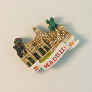 Imán Creativo para Refrigerador con Diseño del Puente Alcal Gate de <span class=keywords><strong>Madrid</strong></span>, Recuerdo Turístico de España, Fabricación China de Alta Calidad - Product Image 2