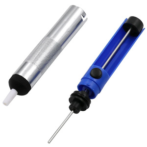 Bomba desoldadora <span class=keywords><strong>de</strong></span> aluminio OEM, pistola <span class=keywords><strong>de</strong></span> succión <span class=keywords><strong>de</strong></span> estaño, lápiz <span class=keywords><strong>desoldador</strong></span>, extractor <span class=keywords><strong>de</strong></span> soldadura al vacío, herramienta manual <span class=keywords><strong>de</strong></span> soldadura. - Product Image 5