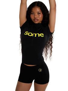 Completo Set Estivo 2026: Nuovo Completo Yoga con Top a Mezza Zip a Maniche Corte e Pantaloncini - Abbigliamento Sportivo da Palestra e Fitness per <span class=keywords><strong>Donna</strong></span> - Product Image 2