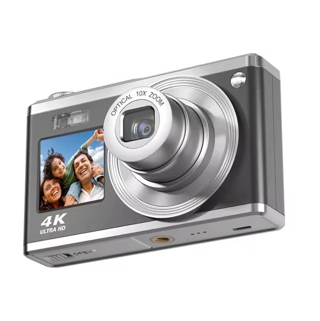 Top Sale Professional 50M Resolution 10X Optical Zoom 6X Digital Zoom Double Screen 4k Camera