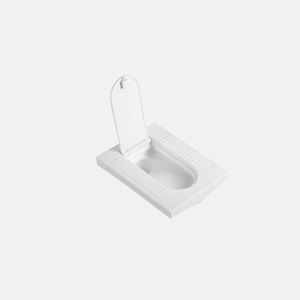 广东厂家生产的独特卫浴WC陶瓷蹲便器带盖 - Product Image 1