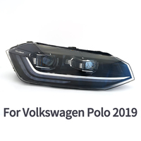 Feux de voiture LED Polo/Vento 2010-2017, 100W, projecteur de phare rouge, DRL 6000K, 10000 lumens, neuf, 12V, garantie 1 an, automobile