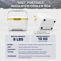 Boîte de stockage de glace de qualité alimentaire avec couvercle à fermeture robuste et performance de refroidissement stable pour les marques de détail et les usines de marques privées