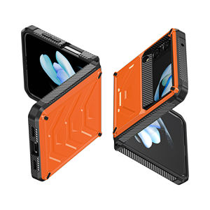 Funda de teléfono móvil plegable dura de Pu de lujo para <span class=keywords><strong>Samsung</strong></span> <span class=keywords><strong>Galaxy</strong></span> <span class=keywords><strong>Z</strong></span> Flip <span class=keywords><strong>4</strong></span> Funda resistente - Product Image 1