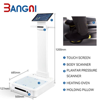 Scanner de pied pour les soins des pieds, orthèses, semelle personnalisée avec capteur de pression, scanner de pied 3D