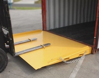 Rampes de conteneurs en acier HD de 1800 mm x 2320 mm, capacité de 8 tonnes
