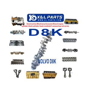 X & L Onderdelen Volvo 350d Motor D 8K Dieselmotor Crankshaftr Voor Volvo 350d Graafmachine Hoge Hardheid Gesmeed Staal