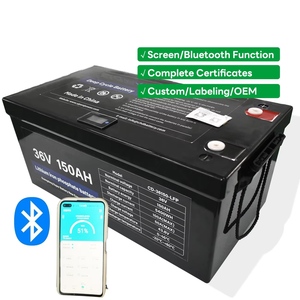 批发12V 50AH-400AH Lifepo4蓝牙IP65防水太阳能电池深循环锂离子包可充电 - Product Image 6