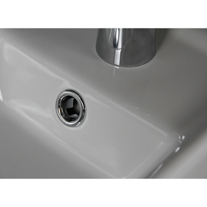 Lavabo classique moderne en céramique blanc pour salle de bain, petit lavabo à <span class=keywords><strong>main</strong></span> suspendu au mur, vente directe en usine - Product Image 5