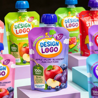 Nouvelle Arrivée YSH – Pochettes Doypack Personnalisées avec Logo pour Aliments Bébé, Jus, Boissons, Yaourts et Chocolats, avec Bec Verseur et Capuchon