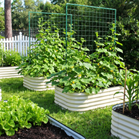 Vente en gros de bacs à légumes surélevés en métal de haute qualité OEM ODM pour l'extérieur, bacs à légumes surélevés galvanisés