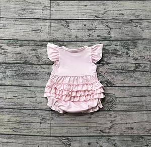 Combinaison sans manches pour bébé fille, rose, imprimé « I'm literally just a girl », vente en gros, ensemble enfant SR3825 RTS - Product Image 2