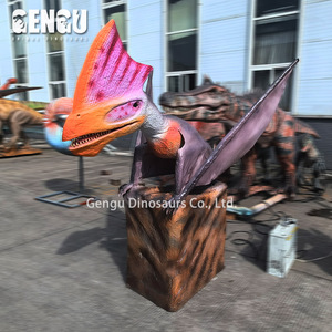 Decorazione del parco realistico 3D Dino Robot modello di dinosauro animato con le ali - Product Image 2