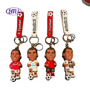 NUEVO Venta caliente Inter Miami Leo <span class=keywords><strong>Messi</strong></span> Llavero <span class=keywords><strong>Messi</strong></span> 3D Llavero Argentina Foot Ball Fútbol Llaveros 3D Pvc Colgantes - Product Image 2