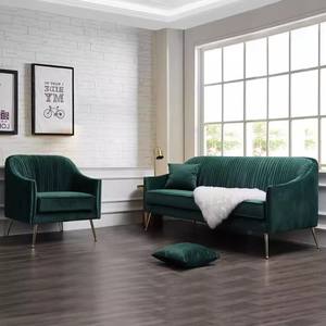 Ensemble de canapés <span class=keywords><strong>Chesterfield</strong></span> en velours capitonné nuageux de luxe européen moderne pour la maison intérieure, salon, meubles - Product Image 5