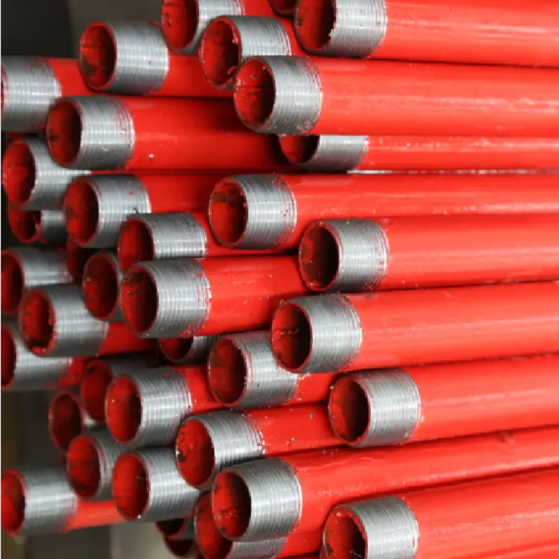 100um 200um FM certificato produttore cinese che combatte il tubo di protezione antincendio/tubo bs con rivestimento epossidico rosso