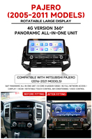 Radio Android Portátil de Alta Calidad para Auto con Pantalla OLED de 12.3 Pulgadas, FM, BT, Aux, USB, GPS, Navegador, para el Tablero de Mitsubishi Pajero