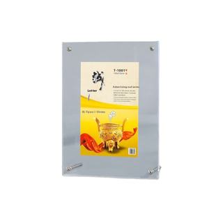 源工厂环保定制亚克力名片展示架台标信达品牌商务促销桌面 - Product Image 1