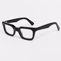 LBAshades 2507F Lunettes de vue carrées noires de haute qualité, nouvelle collection luxe, pour femmes et hommes, monture en acétate, logo personnalisé.